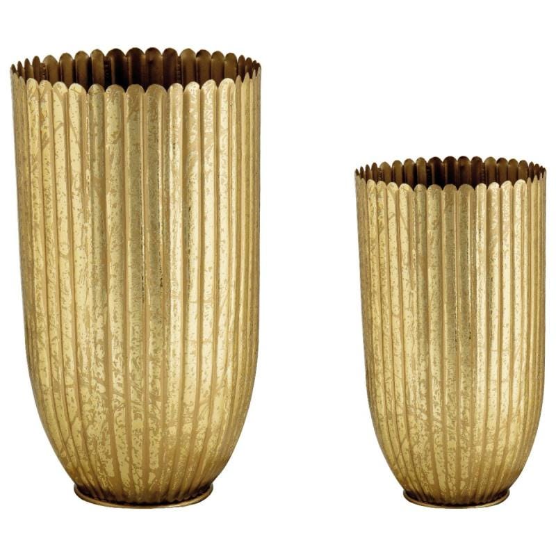 Golden Metal Vase Kit 2 P..