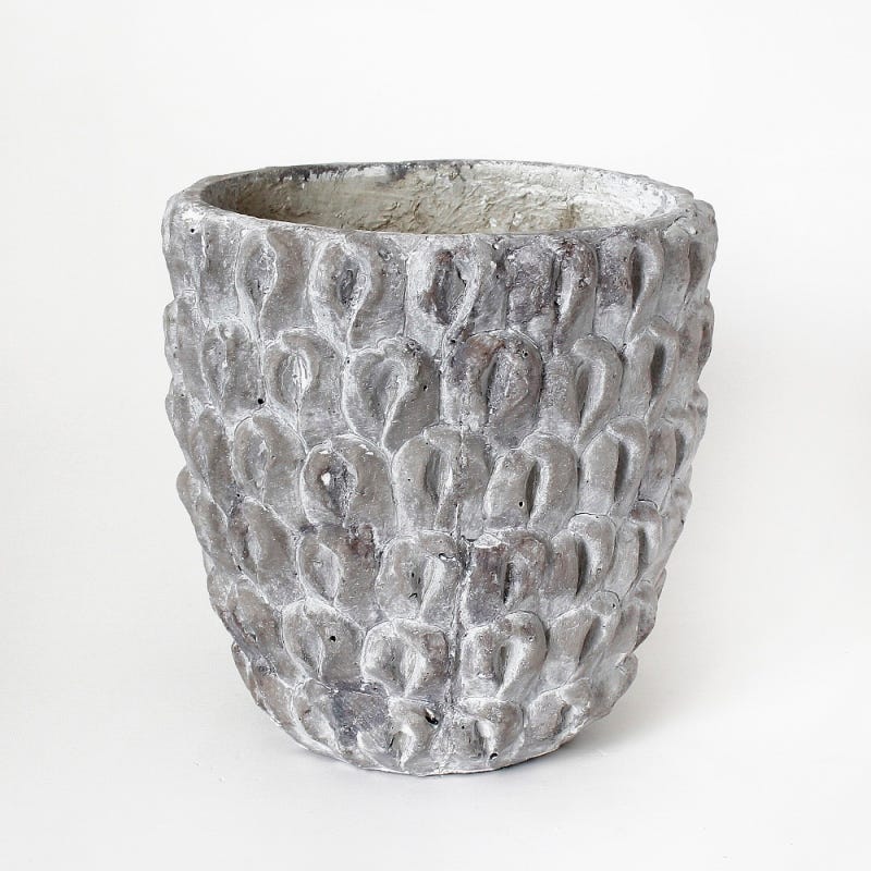 Rustic Cement Flower Vase