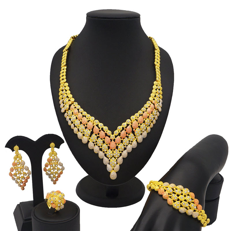 Conjunto de joias artific